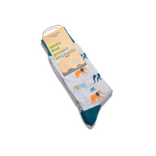 Load image into Gallery viewer, Socks That Protect Elephants (Grey): Single Pair Long Socks
