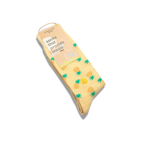 Socks That Provide Meals (Pine): Single Pair Long Socks