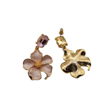 Load image into Gallery viewer, Sunny Hazel Frenchy Flower Drop Earrings
