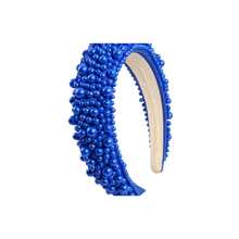 Load image into Gallery viewer, Sunny Hazel Blaire Cobalt Blue Beaded Headband
