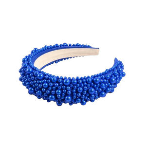 Sunny Hazel Blaire Cobalt Blue Beaded Headband