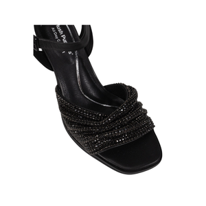 Hush Puppies Topaz Black Rhinestone