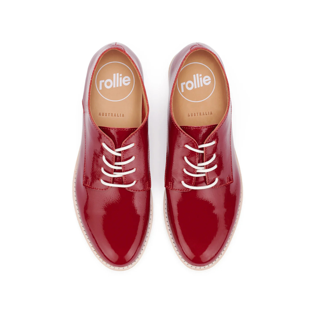 Rollie Derby Merlot Patent Super Soft