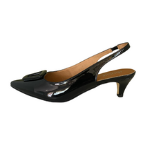 Load image into Gallery viewer, Chrissie Cognac Black Patent
