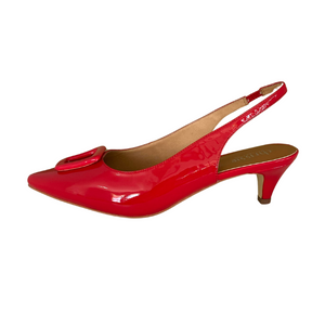 Chrissie Cognac Red Patent