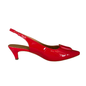 Chrissie Cognac Red Patent