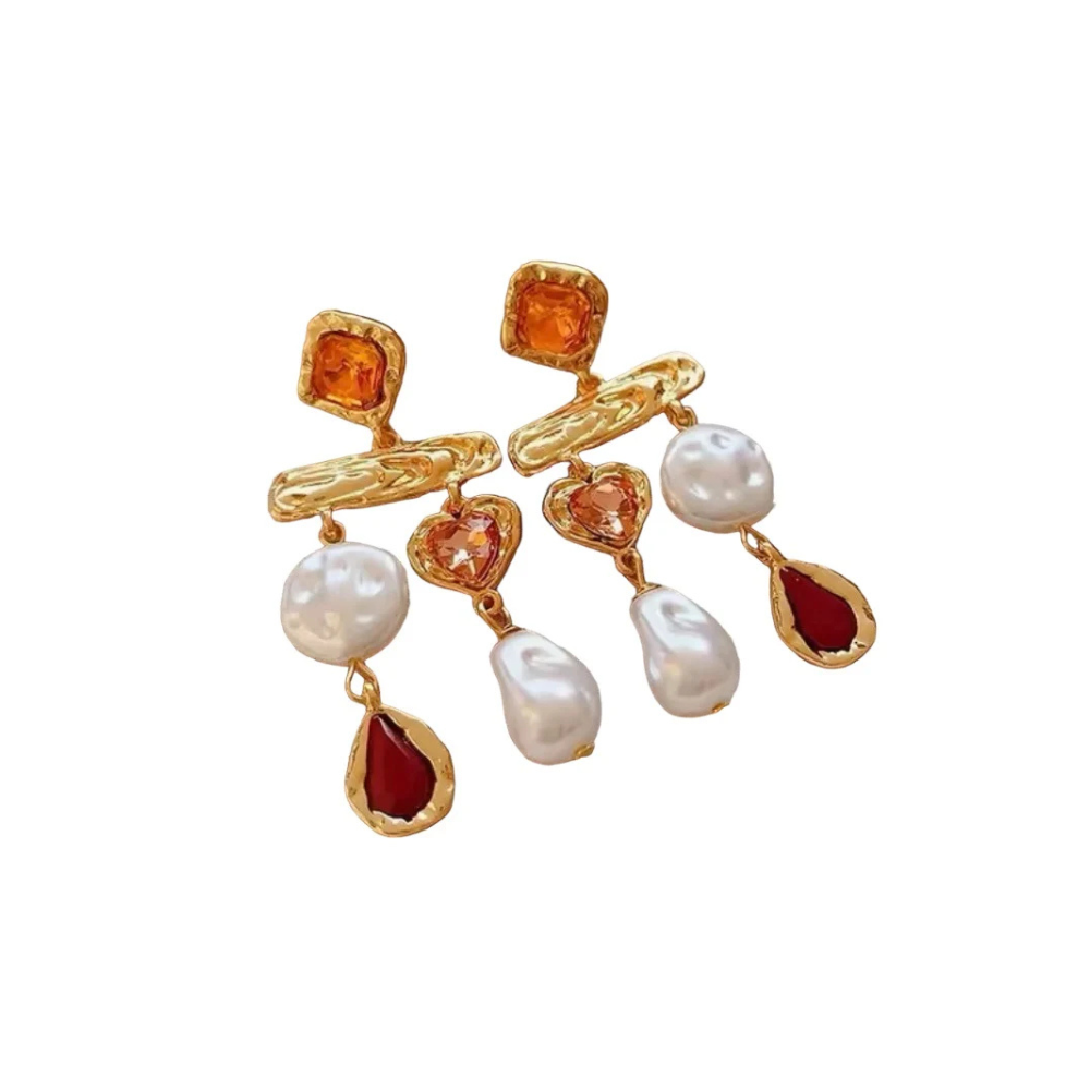 Sunny Hazel Davie Gold Statement Earrings