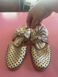 Pre-Loved Mollini Rose Gold Slides Size 42