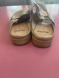 Pre-Loved Mollini Rose Gold Slides Size 42