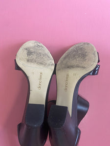 Pre-Loved Diana Ferrari Black Sandal Size AU11