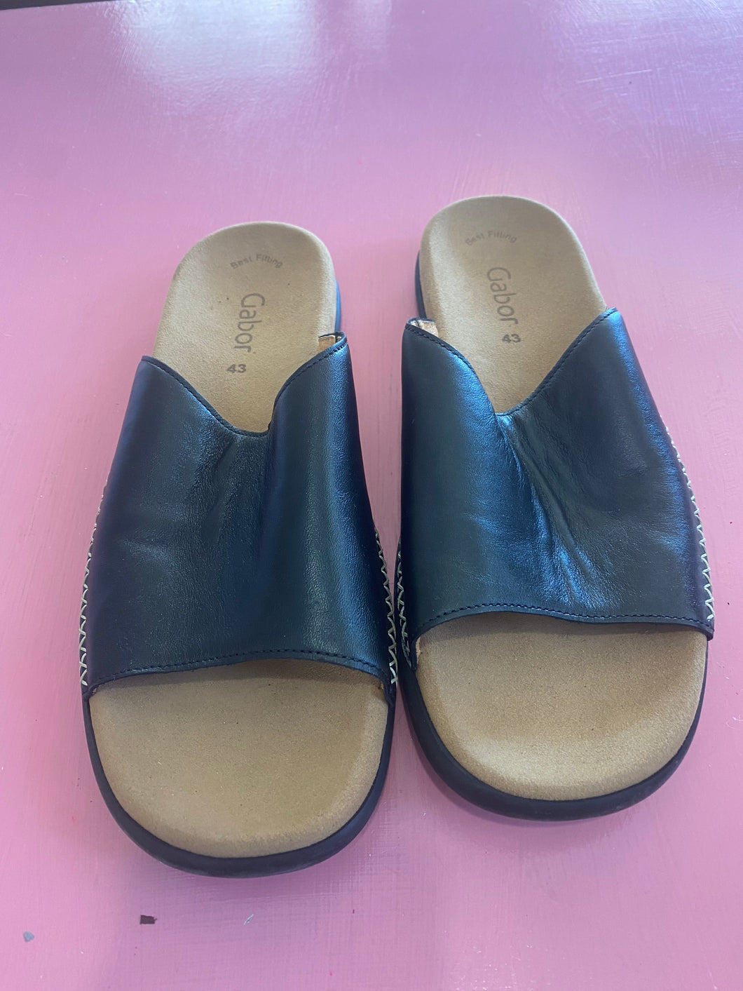 PL Gabor Black Slide Size 43