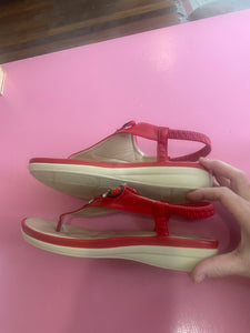 Pre-Loved Red Thong Sandal Size 43