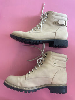 Pre-Loved City Chic Laceup Boot Size 44/AU13