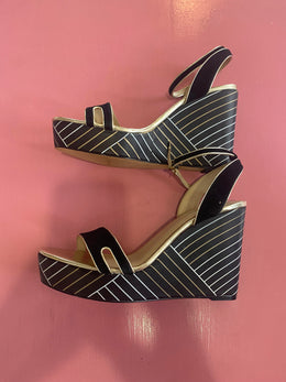 Pre-Loved Mimco Spliced Wedge Size 42