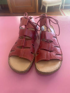 Pre-Loved Josef Seibel Red Sandal Size 44